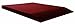 Smart Step Home Collection 72 Inch by 20 Inch Fleur-de-Lys Mat, Burgundy