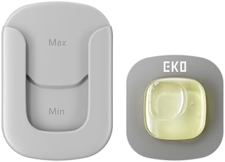 EKO Refresh Deodorizer Pod Kit with Refillable Holder, 1 Pod + 1 Holder, Plant-Based Odor Eliminator for Trash Can, Bathroom, Storage – Long-Lasting 45 Days Air Freshener, Natural, Chemical-Free