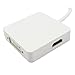 3 in 1 Mini DisplayPort to HDMI DVI DisplayPort Cable Adapter for Apple MacBook MacBook Pro MacBook Air