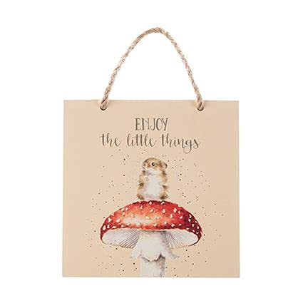 Wrendale Designs - 'Enjoy The Little Things' Wooden Plaque