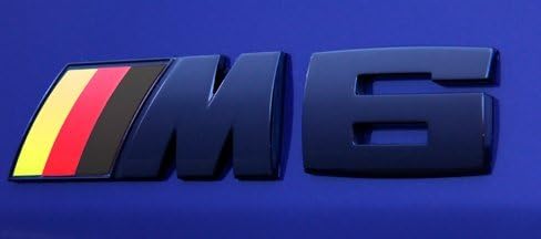 Bimmian CLM60MCDE Colored M Stripe Overlays- For E60 M5 OEM Logo Only- Germany Flag Colors