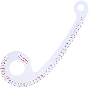 Regla de acolchado Regla De Coma Multifuncional Regla De Curva De 6