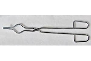 Chang Bioscience Crucible Tongs, 12 Inch (30 cm), Silver Steel, 1 Piece