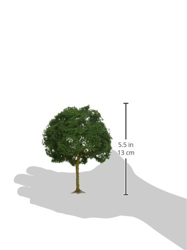 Bachmann Industries SceneScapes Oak Trees (2 Piece), 4 1/2 - 5"