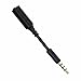 3.5mm Headset Audio Jack Extender for Battery Charger Case for iPhone and Android Smartphones and Tablets; 3.5mm Male to 3.5mm Female Extension Cable Headset Adapter with Gold Plated Connectors