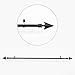 Deco Essential Adjustable Black Curtain Rods for Windows 66 to 120 Inch Extendable Drapery Rods with Flat Arrow Finials & Brackets Set, 3/4 Inch