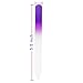EZGO 6 Pieces Purple Nail Files with Case - Best Glass Nail File for Manicure and Pedicure, Glass for Nails and Bonafide Beauty
