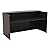 Alera Valencia Series Reception Desk with Counter, 71" Width x 35 1/2" Depth x 42 1/2" Height, Espresso