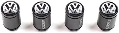 Audi S Line Tech Tyre Wheel Valve Dust Caps Motorsport Chrome x4