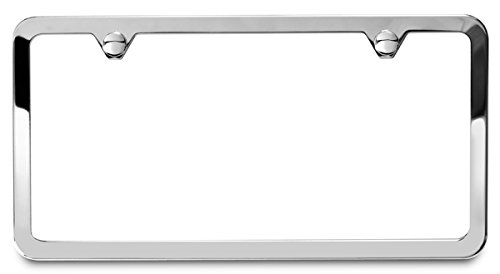 Polished Mirror Bright License Plate Frame