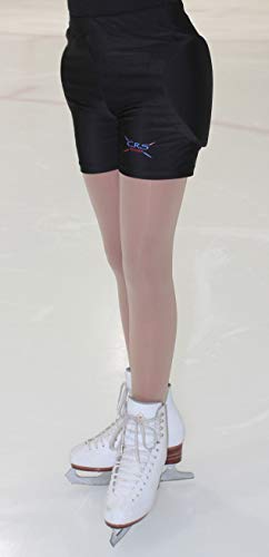 image for CRS Cross Padded Figure Skating Shorts - Crash Butt Pads for Hips Tail