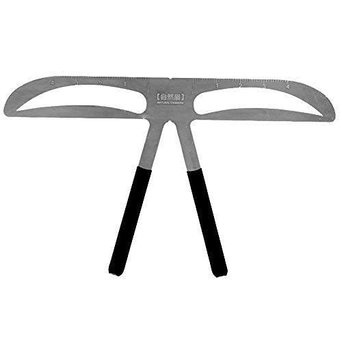 Eyebrow Stencil, Eyebrow Template Kit 3 Types Professional Eyebrow Shaping Template DIY Define Ruler Makeup Tool(Lady Eyebrow)