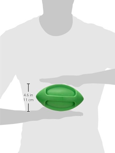 JW Pet Company iSqueak Funble Football Dog Toy, Large (Colors Vary)