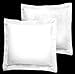 Scala Bedding European Square Pillow Shams Set of 2 Pieces 600 Thread Count White Pillow sham Euro Square 26 X 26 +2 Inches 100% Egyptian Cotton