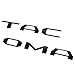 JDMCAR for Toyota Tacoma 2016 2017 2018 2019 Special 3D Zinc alloy Tailgate Insert Letters - Matte black