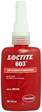 Genuine Henkel Loctite 603 - Gen Purpose - Retaining Compound - High Strength - Retaining - 50ml Glue - 50 Pack