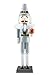 Clever Chef Traditional Wooden Collectible Pilgrim Decorative Nutcracker, Festive Christmas Décor, 14 Inch Tall Perfect for Shelves and Tables, 100% Wood