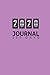 2020 Journal 365 days: Elegant Pretty background in pink inspirational Planner Weekly And Monthly: C by SUUE YO
