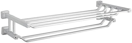 Jingzou Stainless steel double rod towel bar towel rack bathroom pendant 61.513CM