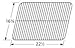 Music City Metals 54211 Porcelain Steel Wire Cooking Grid Replacement for Gas Grill Model Charbroil 463742111