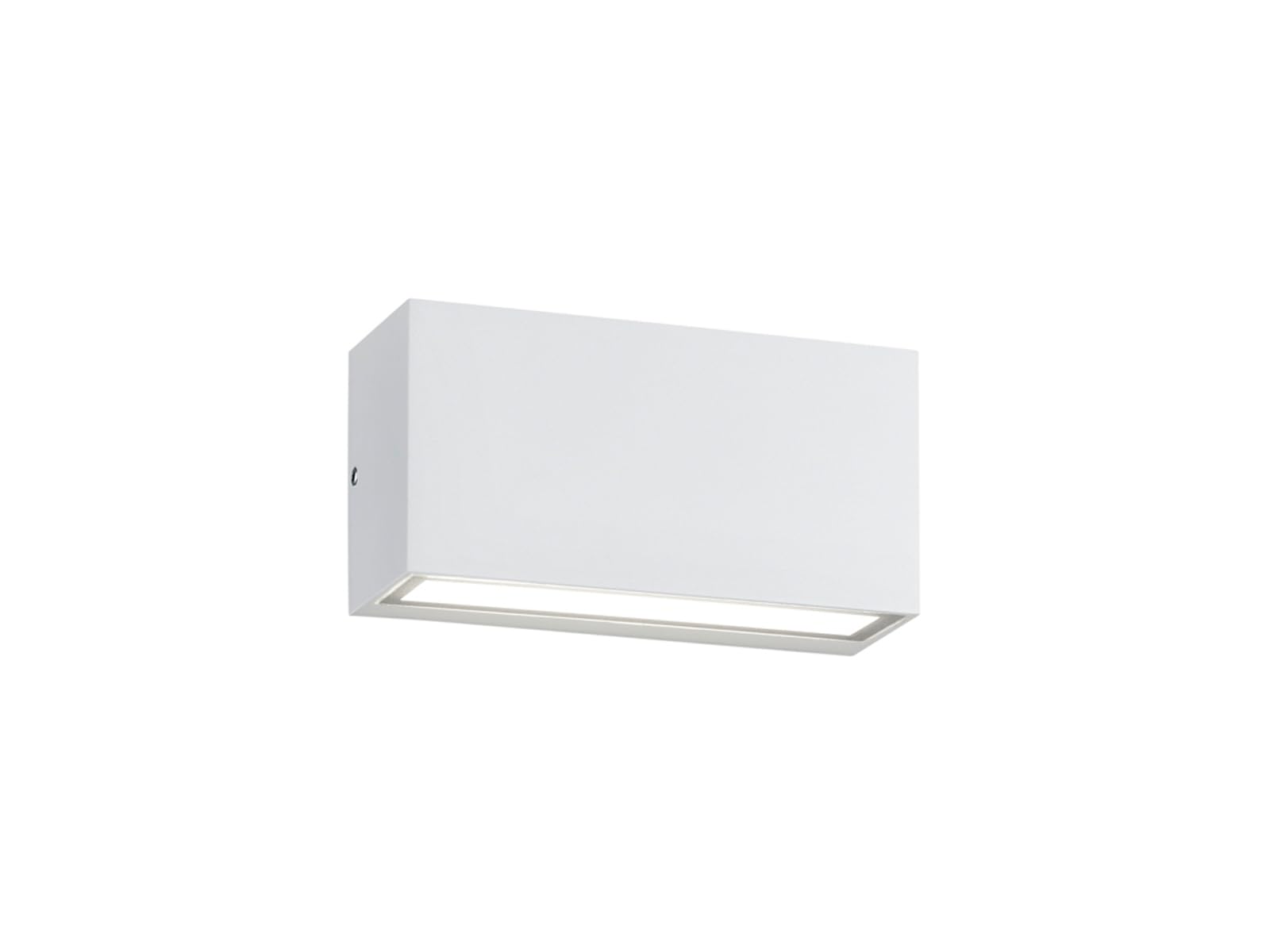 Trio Leuchten Trent Outdoor Wall Light Aluminium 10 W, Aluminium Acrylic, Matte White 10W 230V