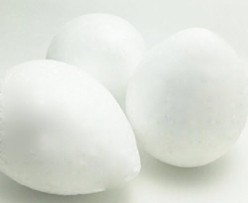 Grows : Styrofoam Balls , egg shape , 3 x 4-Inch, White, 3 Per Package