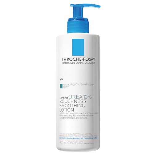 Photo 1 of La Roche-Posay Lipikar Urea 10% Roughness Smoothing Lotion, Body Lotion For Dry Skin With 10% Urea + Shea Butter + Allantoin, Rough And Bumpy Skin Lotion, Softens & Smooths Skin With 1 Application