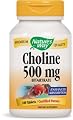 NATURE'S WAY Choline 500mg 100 Tablets