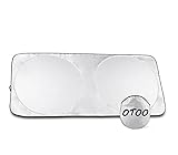 Car Windshield Sun Shade Keeps Vehicle Cool and Damage Free,Blocks UV Rays Sun Visor Protector,Easy to Use and Non-Slip