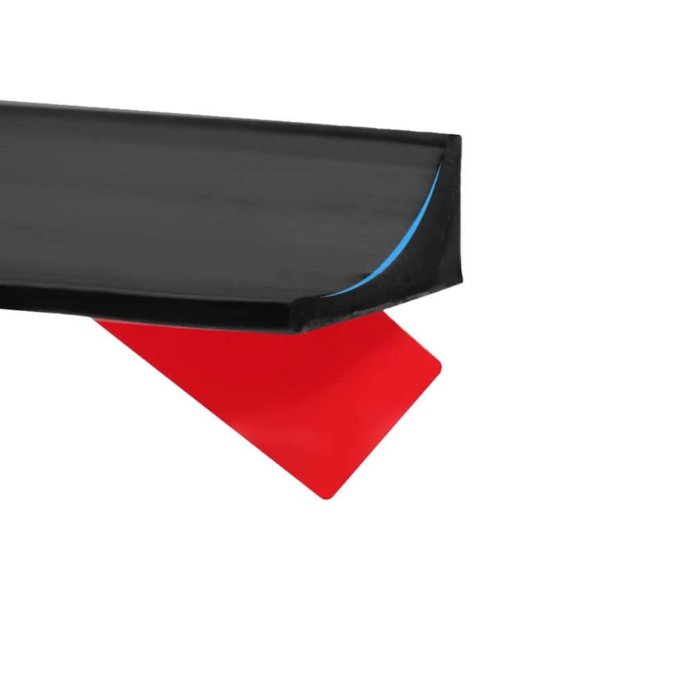 2M Black Silicone Shower Seal Strip,Bath Edging Sealing,Floor Threshold Water Barrier for Wet Room,Bathroom Tile Edge Caulk Beading Trim for Bathtub,Countertop,Kitchen,20mmx12mm