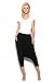 ANNABELLE Women's Comfy Harem Jogger Pants Black X-Large P9000