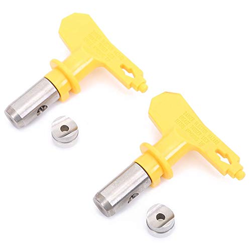 Nrpfell Mayitr Professional Airless Paint Spray Extension Pole Double Nozzle Head+Tips Guard Powerful Painting Tool New