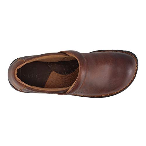 B.O.C. Women's, Peggy Slip on Clogs Brown Oiled 8 M
