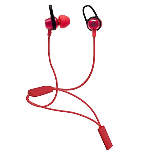 Wicked Audio Bandido Wireless Bluetooth Earbuds with Microphone and Track Control (Red)