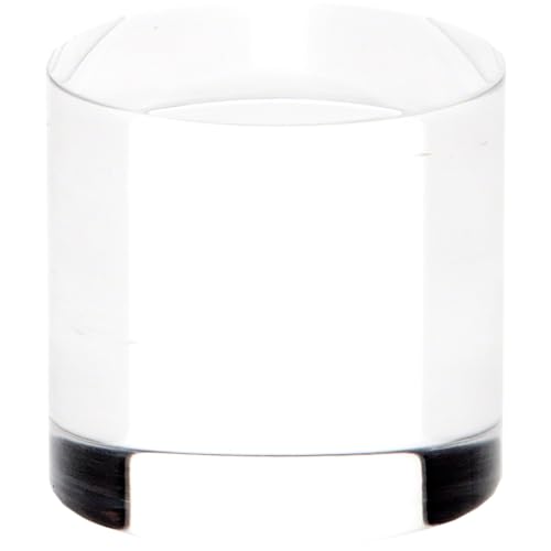 Plymor Clear Acrylic Solid Cylinder Round Display