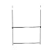 Oceanstar ACR1538C 2-Tier Portable Adjustable Rod Closet Hanger, Chrome