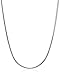 Sterling Silver Italian 0.8 mm Diamond Cut Snake Chain Necklace, 60