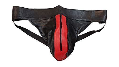 Rouge Garments X-Large Black/Red Zip Jocks