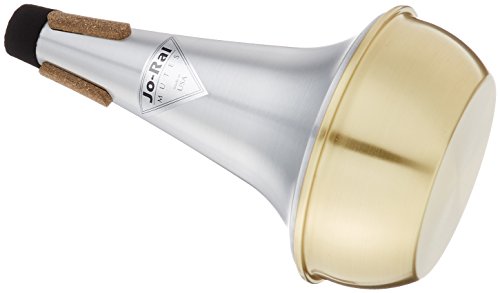 JoRal TRB1B Brass Bottom Tenor Trombone Straight Mute