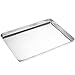 Wildone Baking Sheet Set, Stainless Steel Non-stick Cookie Pan with Cooling Rack & Silicone Mat, Size 16 x 12 x 1 inch, Oven Safe & Non Toxic - Set of 3