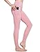 TSLA Women’s Yoga Pants Leggings Running Tummy Control Non See-Through Workout Pocket, Ankle Aerisupport (Fgp54) – Pink Beige, Smallthumb 1