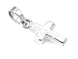GreenCatJewelry 1 pc. 925 Sterling Silver Tiny Pendant Cross 3/8
