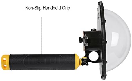 Wi4You Dome Port for GoPro HERO4 Session &amp; HERO5 Session, Build in Case 30 meters Waterproof