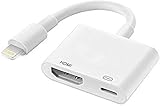 Compatible with iPad iPhone to HDMI Adapter