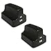 HI-VISION HI-YIELDS Compatible Ink Cartridge Replacement for HP 02 (2 Black, 2-Pack)