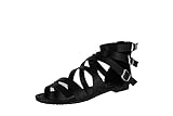 Breckelles Womens Covina-14 Strappy Flat Sandals