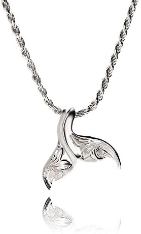 ハワイアンジュエリー 【LocoMocoAloha】 ネックレス ペンダントトップ ヘッド Silver925 ラッキー アイテム ホエール テール クジラ 【正規品】 ジュエリー