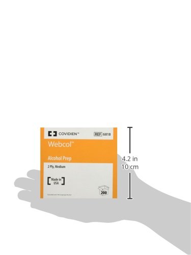 Kendall Covidien Alcohol Prep Pads, 200 Count