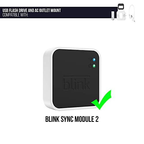Wasserstein 128GB USB Flash Drive and AC Wall Mount Compatible with