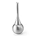 Shari Toilet Bowl Brush Stainless Steel Ball Holder - Swan(Silver)